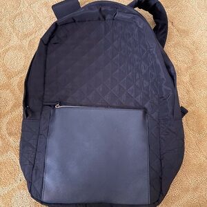 DSW Black Quilted Backpack